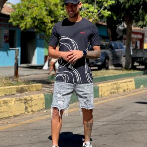 Camiseta Estampada Casual